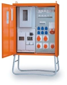 Scatola elettrica attrezzata - WALTHER WERKE - da esterno / per cantiere / per distribuzione elettrica