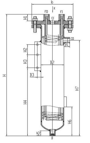 Scambiatore di calore tubolare -  CYTBZ-HRQ1 - Chengdu Yitong Seal Co., Ltd. - liquido/liquido