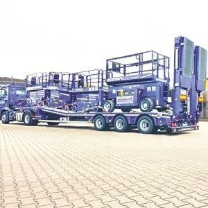 Semirimorchio extra ribassato - MultiMAX Plus - Faymonville Distribution S.A. - gooseneck / per macchine / per carichi lunghi