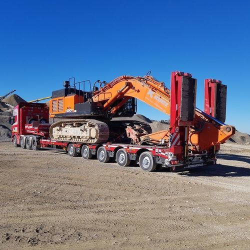 Semirimorchio a pianale - MultiMAX PA-X - Faymonville Distribution S.A. - extra ribassato / gooseneck / da cantiere