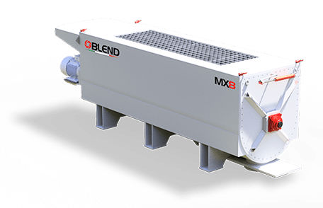 Agitatore per calcestruzzo - MX - BLEND - a nastro / orizzontale / mobile
