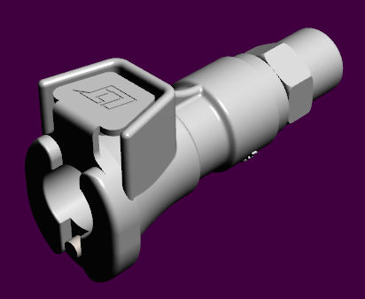 Raccordo pneumatico - 20PP-S9-MALD series - LinkTech Quick Couplings, Inc. - in plastica