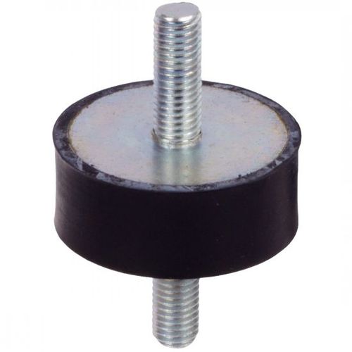 Supporto antivibrazione cilindrico - F5-10 - Michaud Chailly - in elastomero / filettato / con anelli ammortizzatori