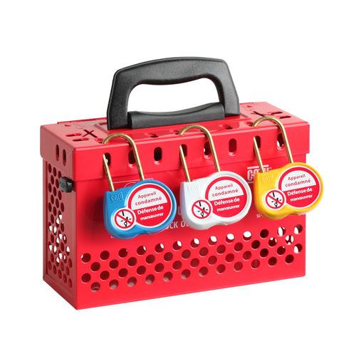 Custodia di stoccaggio - SL-106 - CATU - portatile / rettangolare / in metallo