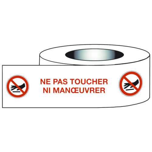 Nastro adesivo di segnalazione - AT-5001 - CATU - in PVC / nero / bianco
