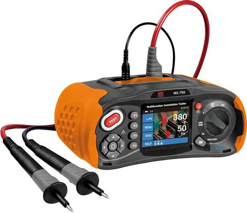 Tester di installazione - MX-750 - CATU - di tensione / della resistenza di isolamento / RCD