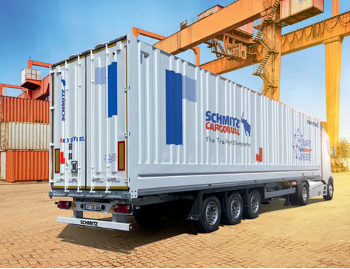 Semirimorchio porta-attrezzi - S.BO STEEL - Schmitz Cargobull - per pacchetti / a 2 assi / fisso