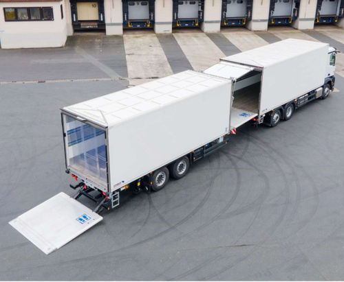 Semirimorchio per contenitore - M.KO - Schmitz Cargobull - porta-attrezzi / di prodotti lunghi / a 4 assi