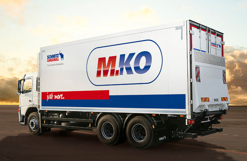 Semirimorchio frigorifero - M.KO EXPRESS - Schmitz Cargobull - a 2 assi / trainato