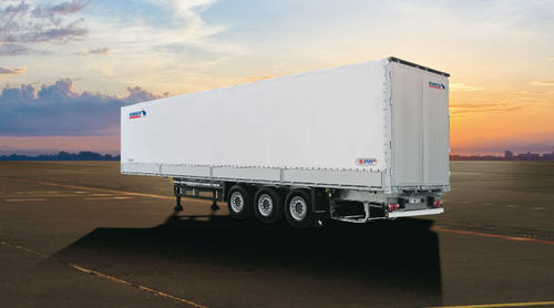 Semirimorchio per contenitore - S.PR+ - Schmitz Cargobull - a 3 assi / trainato