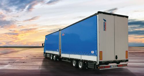 Semirimorchio furgone - Schmitz Cargobull - per granulati / a 2 assi / trainato