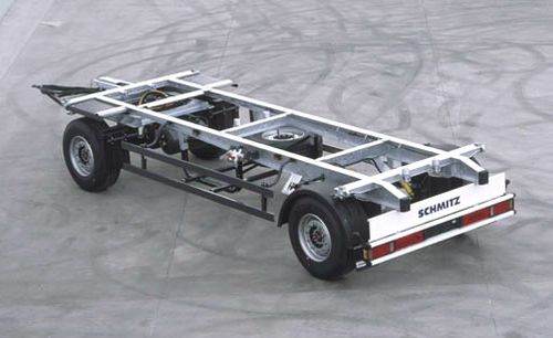 Rimorchio a pianale - A.WF, Z.WF - Schmitz Cargobull - a 2 assi / trainato / per movimentazione