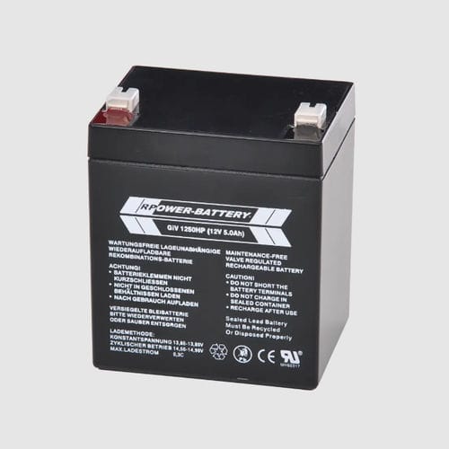 Batteria AGM - GIV1250HP - RP-Technik - RPower Batteries - rettangolare / CE / ISO