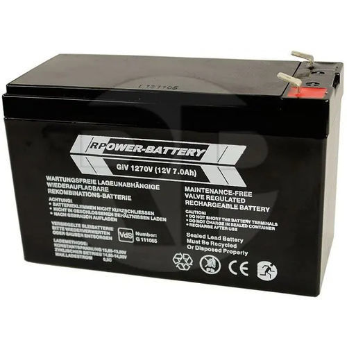 Batteria AGM - GIV1270VP-6.3 - RP-Technik - RPower Batteries - rettangolare / CE / ISO