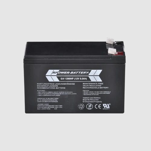 Batteria AGM - GIV1290HP - RP-Technik - RPower Batteries - rettangolare / CE / ISO