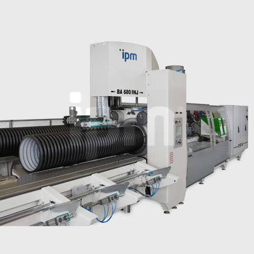 Bicchieratrice automatica - INJ - IPM ITALIAN PLASTIC MACHINERY - per tubi in PE / per tubo in PP / per linea di estrusione