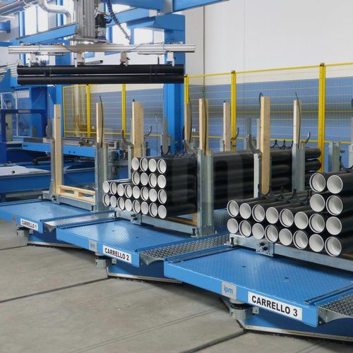 Pallettizzatore robotizzato - RMP - IPM ITALIAN PLASTIC MACHINERY - per tubi plastici / automatico / ad alta velocità
