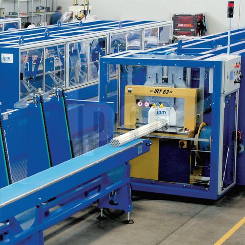 Macchina per imballaggio automatica - IRT series - IPM ITALIAN PLASTIC MACHINERY - controllata da PLC / in linea / per tubi