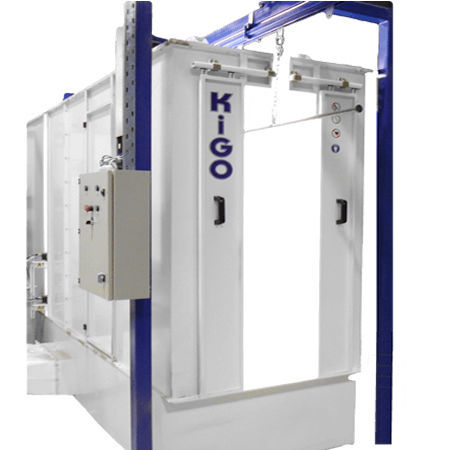 Cabina di verniciatura a polvere chiusa - PCS 3500 - KIGO O.E. - automatica / manuale