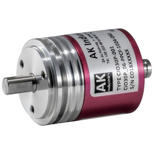 Encoder rotativo incrementale - CIO30P - AK Industries - ottico / ad albero pieno / in alluminio