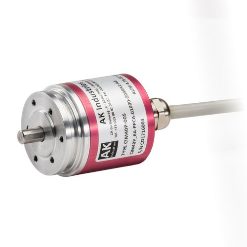 Encoder rotativo incrementale - CIO40P - AK Industries - ottico / ad albero pieno / in alluminio