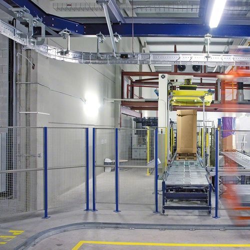 Divisorio da officina - MECALUX - per stoccaggio / di protezione del perimetro / di protezione macchina