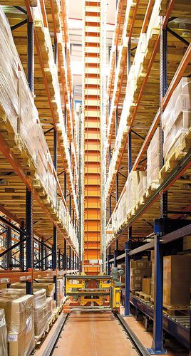 Trasloelevatore tridirezionale - MECALUX - automatico / per magazzino / per pallet