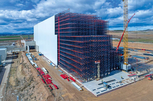 Scaffalatura autoportante - MECALUX - per magazzino di stoccaggio / con ripiani / dinamica