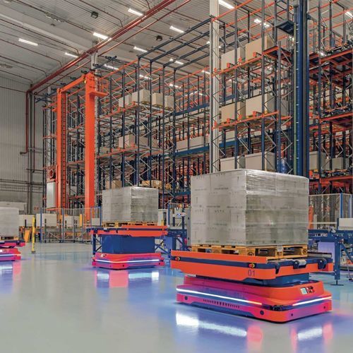 Robot mobile autonomo (AMR) da trasporto - AMR 1500 - MECALUX - per pallet / per magazzino / con alimentazione a batteria