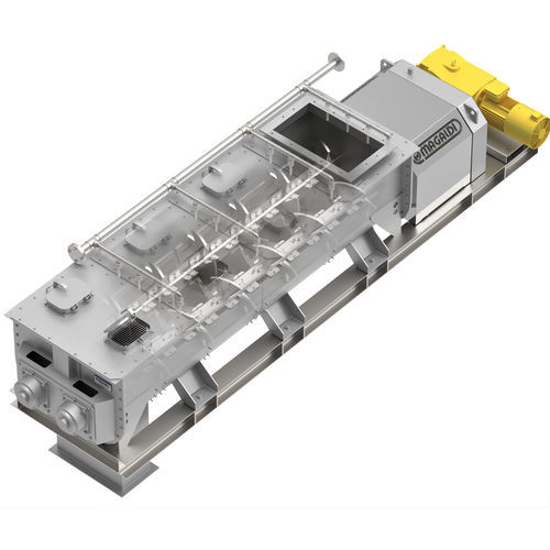 Miscelatore a palette - Magaldi Power SpA - orizzontale / continuo / per polvere