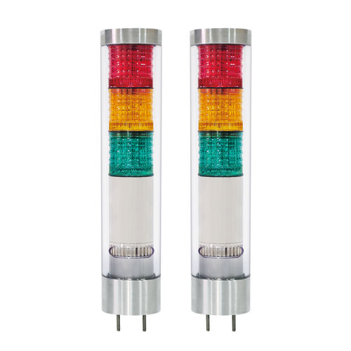 Colonna luminosa LED - STB45ML-NEC - Qlight Co., Ltd. - permanente / lampeggiante / a 3 colori