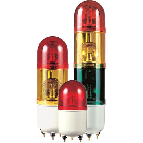Colonna luminosa permanente - SR series - Qlight Co., Ltd. - a 3 colori / IP44 / con clacson di allarme