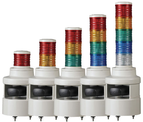 Colonna luminosa LED - STD56EL series - Qlight Co., Ltd. - lampeggiante / a 2 colori / a 3 colori
