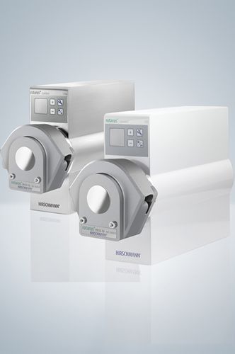 Pompa da laboratorio - max. 500 rpm | rotarus® standard 100 series - Hirschmann Laborgeräte GmbH & Co. KG - peristaltica / per prodotti chimici / a motore DC