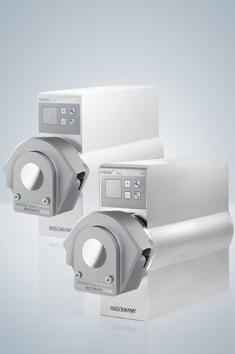 Pompa da laboratorio - max. 500 rpm | rotarus® flow 100 series - Hirschmann Laborgeräte GmbH & Co. KG - peristaltica / per prodotti chimici / a motore DC