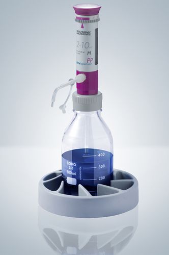 Distributore manuale - 2 - 60 ml | EM dispenser PP series - Hirschmann Laborgeräte GmbH & Co. KG - per flacone
