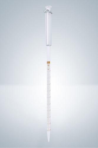 Pipetta monocanale - Hirschmann Laborgeräte GmbH & Co. KG - in vetro borosilicato / graduata / manuale
