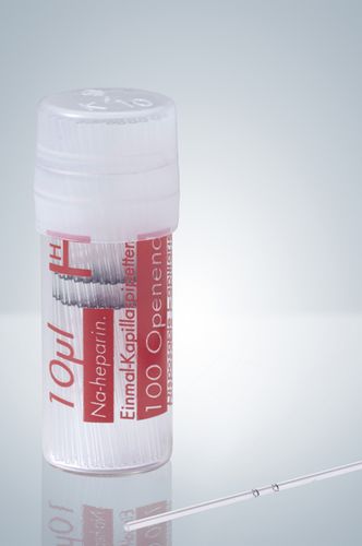 Tubo capillare in vetro - 10 - 20 µl | openend® series - Hirschmann Laborgeräte GmbH & Co. KG