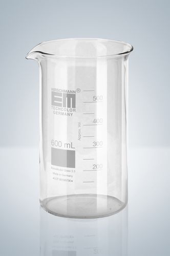 Becher graduato - 50 - 3 000 ml - Hirschmann Laborgeräte GmbH & Co. KG - in vetro