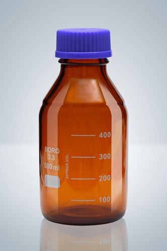 Fiala di reagente - 100 - 2 000 ml - Hirschmann Laborgeräte GmbH & Co. KG - in vetro / con tappo