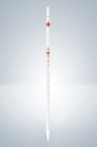 Pipetta monocanale - Hirschmann Laborgeräte GmbH & Co. KG - calce sodata / graduata / manuale