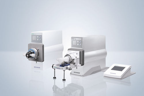 Pompa per laboratorio -  rotarus® fast 80 & 80i series - Hirschmann Laborgeräte GmbH & Co. KG - peristaltica / per prodotti chimici / elettrica
