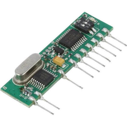 Modulo di ricezione senza fili - RC-RHCS-4CH - Radiocontrolli S.R.L. - montato in superficie / AM / ASK