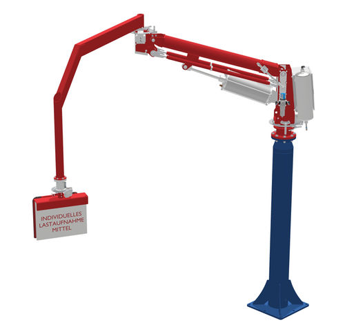 Manipolatore pneumatico - 350 kg, 4 000 mm | PARALLEL - HUSCH GmbH - con testa orbitale / di posizionamento / a colonna