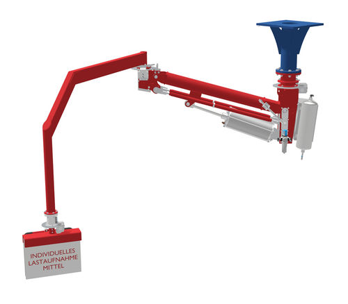Manipolatore pneumatico - 350 kg, 4 000 mm | PARALLEL - HUSCH GmbH - con testa orbitale / di posizionamento / sospeso