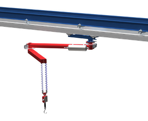 Braccio manipolatore pneumatico - max. 150 kg, 1 600 mm - HUSCH GmbH - con paranco / sospeso / con cavo di sollevamento