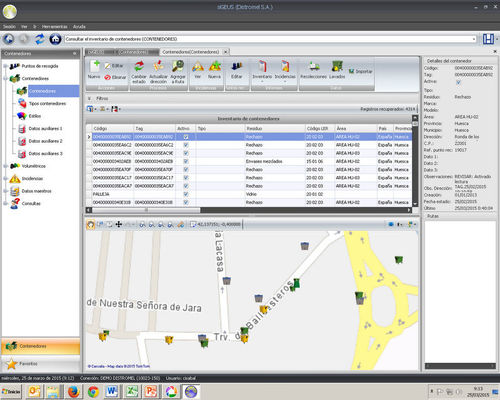 Software di gestione di servizi urbani - siGEUS - Distromel, S.A.