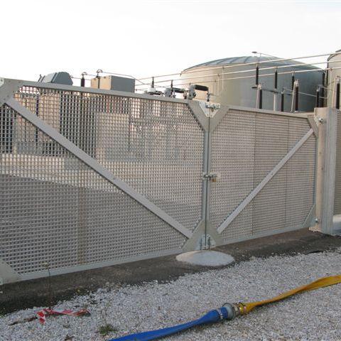 Cancello pedonale - CCANC1 - M.M. srl - manuale / in PRFV / in composito