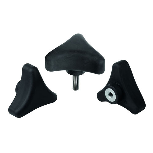 Impugnatura a tre lobi - K0785 series - HEINRICH KIPP WERK GmbH & Co. KG - in materia plastica