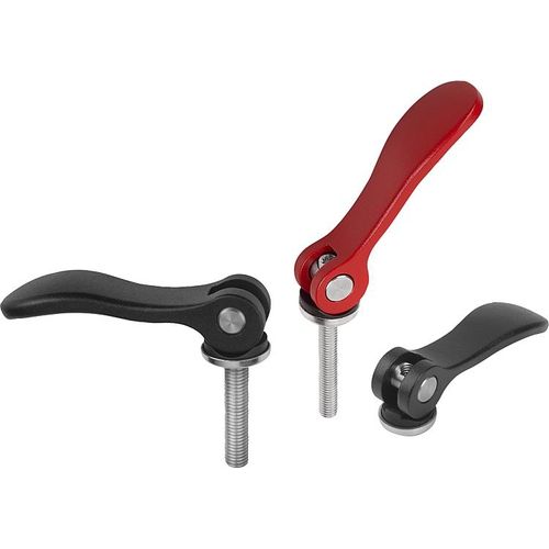 Leva di bloccaggio in acciaio - K0005 series - HEINRICH KIPP WERK GmbH & Co. KG - in acciaio inossidabile / in materia plastica